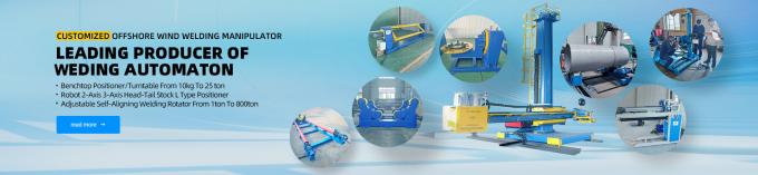 3×1.5m Welding Manipulator in industrial setting