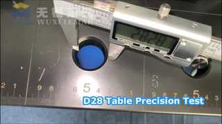 Video for Accuracy Test of Hole Pitch on D28 3D Welding Platform
