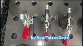 Disc horizontal quick clamp, square disc vertical quick clamp